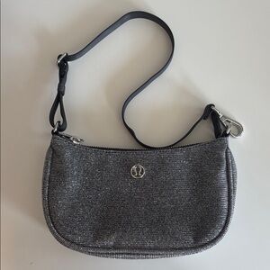 Lululemon Athletica Glittering Gray Shoulder Bag - NWOT